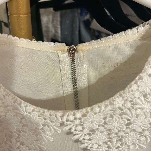 Kate Spade White Lace Collar Blouse - Picture 2 of 3